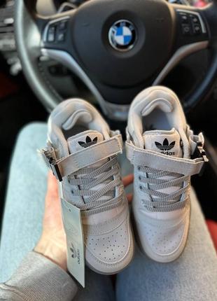 Кросівки адідас форум чоловічі adidas forum low grey x bad bunny (36рр - 45рр), мужские кроссовки адидас, кросівки адідас жіночі7 фото