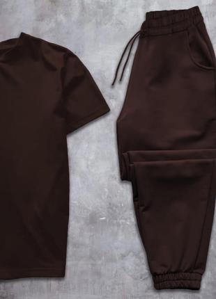 Топовые костюмы брюки + футболка (фабричное качество!)10 фото
