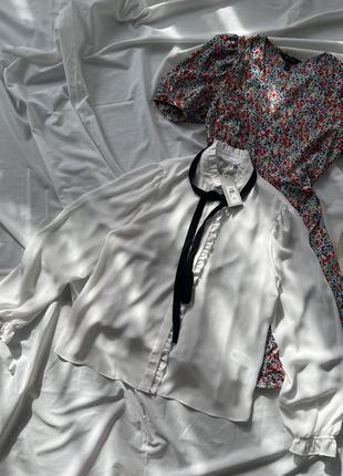Сорочка блуза з галстуком primark1 фото