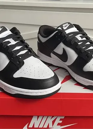 Оригинальные кроссовки nike dunk low panda