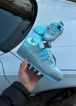 Adidas forum low x x bad bunny light blue ❤️36рр-45рр❤️ кроссовки женские адедас форум, кроссовки женккие адидас, кроссовки мужские адедас2 фото