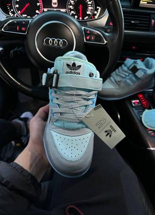 Adidas forum low x x bad bunny light blue ❤️36рр-45рр❤️ кроссовки женские адедас форум, кроссовки женккие адидас, кроссовки мужские адедас6 фото