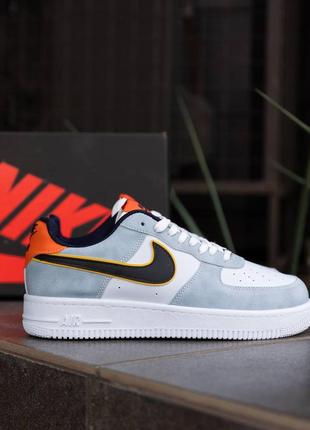 Nike air force white orange black