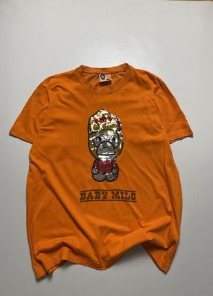 Baby milo ape bape футболка