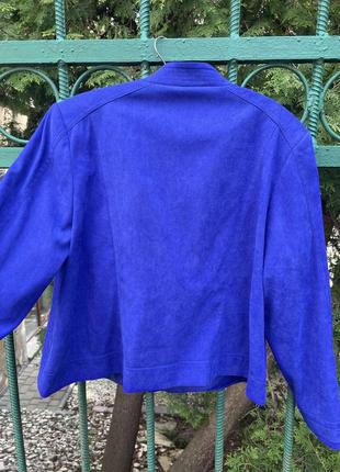 Жіноча куртка (фасон косухи), з підкладкою, бренд david emanuel- 52-54 розміру,3 фото