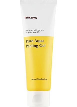 Пилинг-гель с pha кислотой увлажняющий manyo pure aqua peeling gel 120 ml