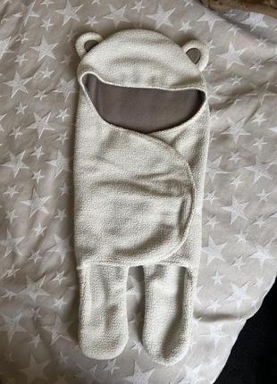 Кокон комбінезон ведмедик чохол конверт дитячий
