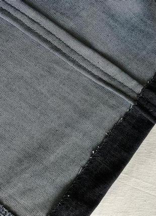 Модная темно-синяя джинсовая юбка (размер 16/44-18/46)5 фото