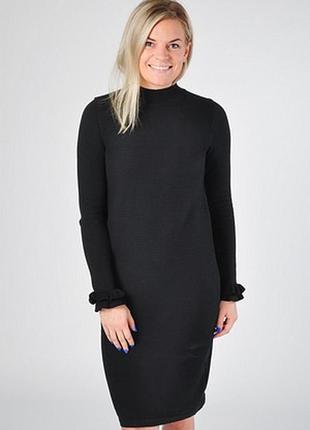 Теплое рельефное платье - гольф atch