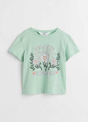 Футболка топ майка h&m на девочку 6-8 лет 122/128 см hm1 фото