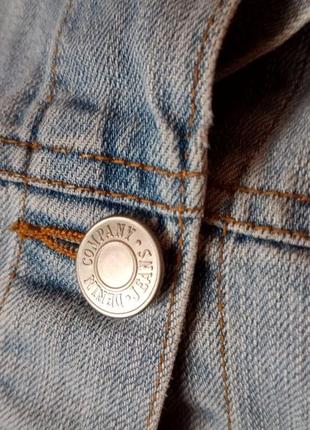 Отличная короткая джинсовая куртка, пиджак р. 18 denim co6 фото