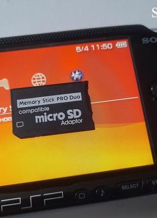 Перехідник адаптер на карту памяті microsd sony memory stick pro duo psp 1000 2000 3000 street псп