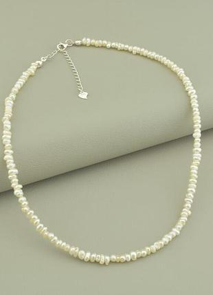 Подвеска  жемчуг серебро(925) 37 см.