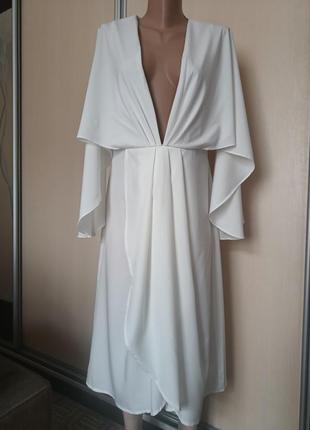 Елегантна біла айворі сукня з етикеткою sheilay