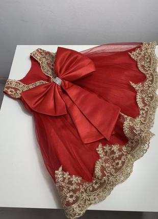 Сукня святкова ошатна з мереживом6 фото