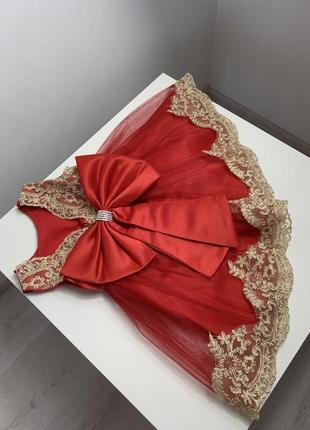Сукня святкова ошатна з мереживом5 фото