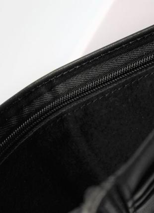 Чоловічий подарунковий набір philipp plein 03 - ремінь і гаманець чорні9 фото