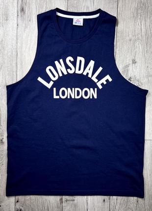 Lonsdale london майка безрукавка xl размер спортивная с принтом оригинал2 фото