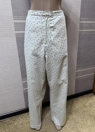 Розкішні легкі льняні  брюки палаццо. 12-14 рр. uniqlo колаборація з ines de la fressange.