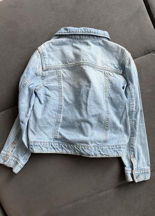 Джинсовая куртка джинсовка коттонка 6-7р5 фото
