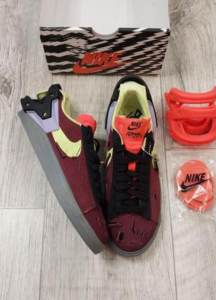 Женские или подростковые кроссовки nike blazer low x acronym.  новые, оригинал!5 фото