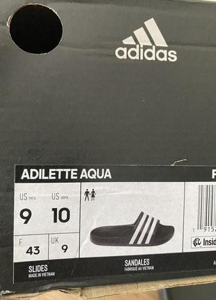 Шльопанці / сланці, тапки adidas adilette aqua6 фото
