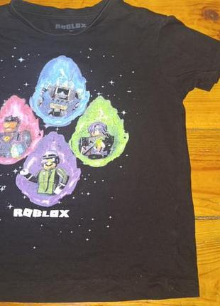 Чорна футболка роблокс roblox3 фото