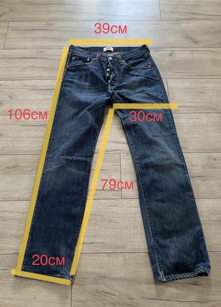 Джинси levis 501 w32 l326 фото