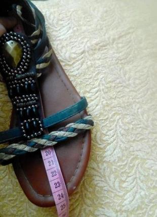 Cтильные кожаные сандали вьетнамки босоножки6 фото