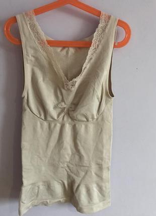 Утягивающая маечка esmara s/m корректирующее белье/утягивающее белье