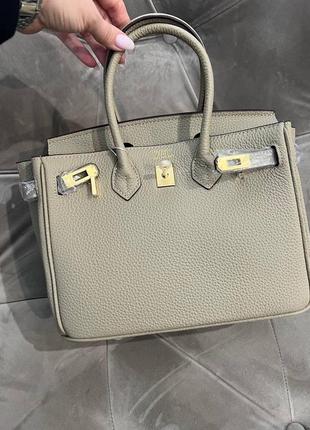 Сумка hermes birkin 25 беж3 фото