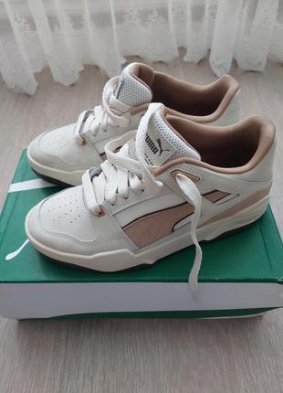 Puma сникерсы кожа