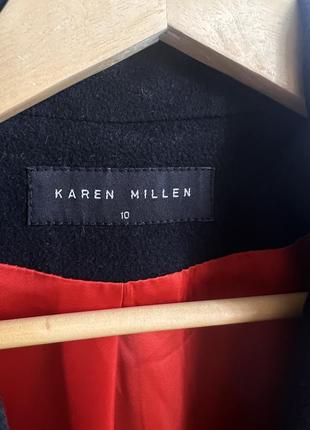 Базовий піджак, жакет, блейзер від karen millen, у складі шовк і вовна4 фото