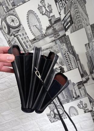 Сумка гаманець на довгому ремішку в стилі guess6 фото
