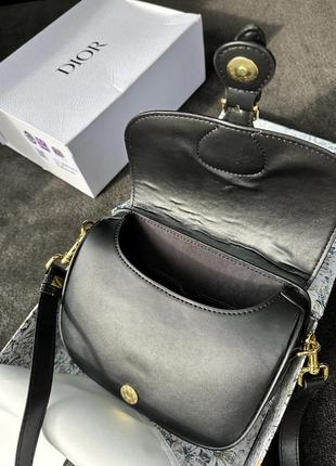 Сумка dior bobby bag black smooth skin10 фото