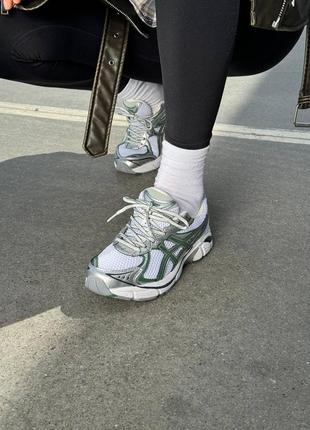 Жіночі кросівки asics gel gt-2160 silver/green7 фото