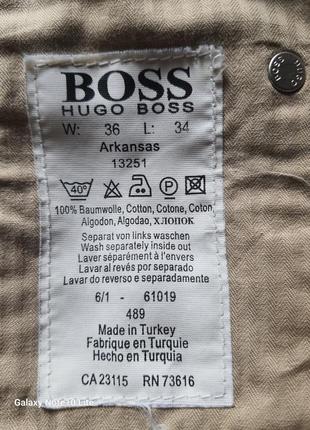 Hugo boss оригинал! брендовые 100% хлопковые прямые джинсы2 фото