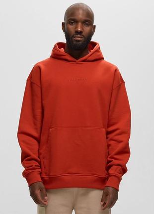 Худи unisex air jordan brand wordmark hoodie orange fj1966-622