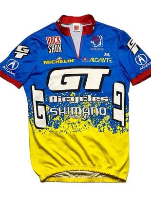 De marchi vintage 1/3 zip x parentini bibs gt bicycles shimano michelin acura rock shox c. 1996 90s2 фото