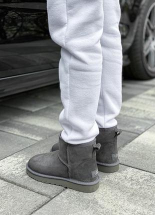 Ugg mini  classic grey🆕 шикарные женские угги 🆕 купить наложенный платёж10 фото