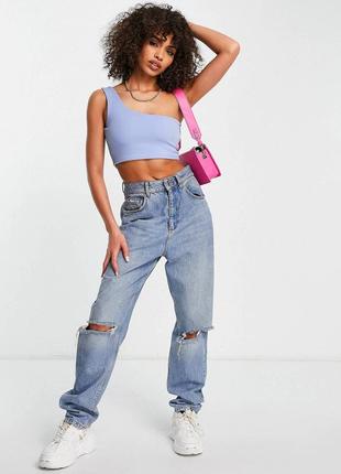 Новый топ "rebellious fashion" на одно плечо, uk10/eur38.5 фото