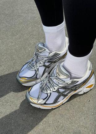 Жіночі кросівки asics gel gt-2160 silver/orange