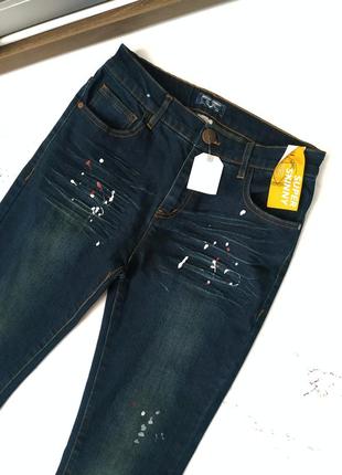 ❤️стильные джинсы с разрезами фирмы next2 фото