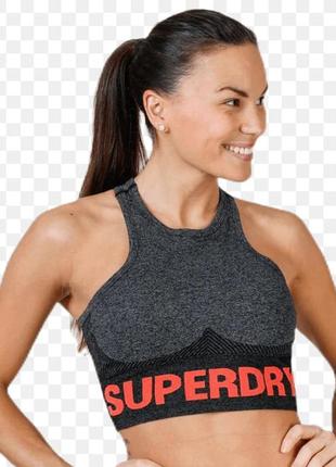 Спортивний безшовний топ superdry1 фото