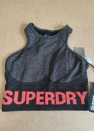 Спортивний безшовний топ superdry7 фото