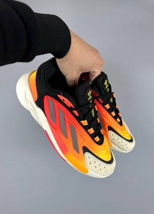 Мужские кроссовки адидас оранжевые adidas ozelia orange5 фото