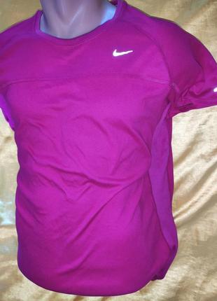 Нова спорт сток фірмова футболка nike running large top dri fit.хл3 фото