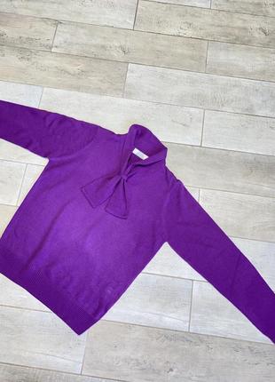 Фиолетовый свитер,пуловер