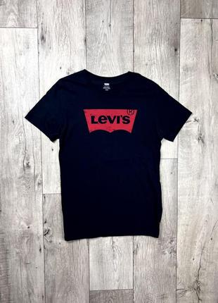 Levi’s san francisco футболка m размер черная с лого оригинал