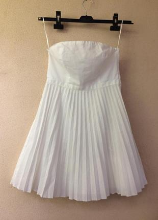 Незаменимое красивое базовое плиссированное платье - сарафан h&amp;m